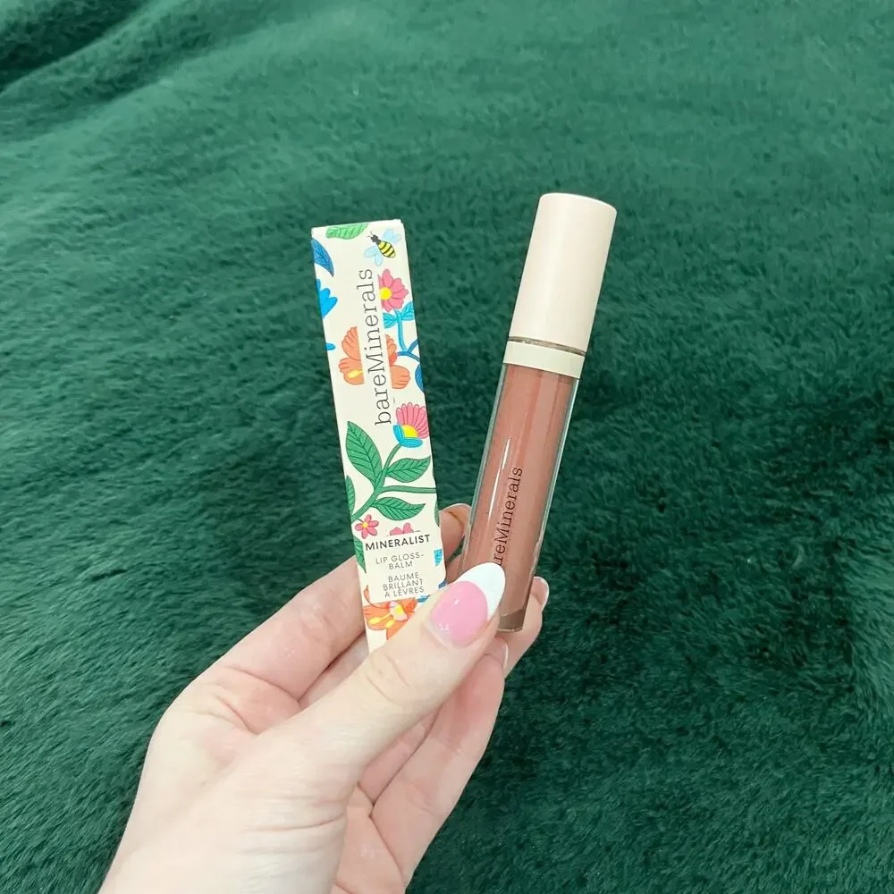 NEW BareMinerals Mineralist Lip Gloss Balm in Sincerity
